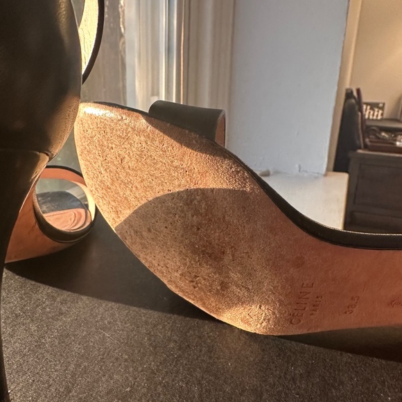 Celine Black Ankle Strap Sandal - Picture 4 of 4